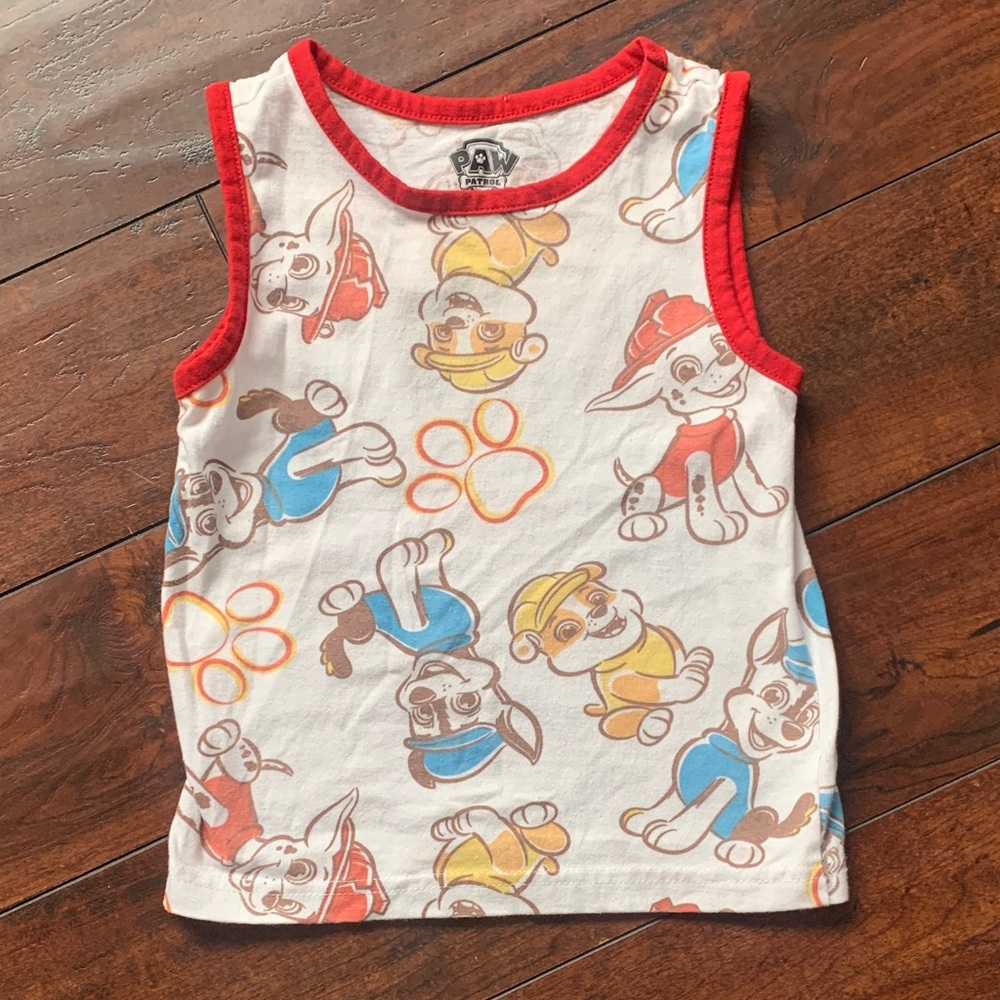 Paw Patrol Kids Tank Top - Red, Blue, and Yellow